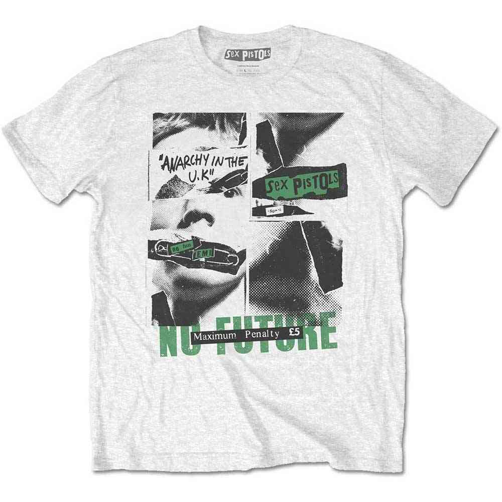 Sex Pistols - No Future T-shirt Homme - Blanc